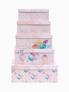 Набор подарочных коробок 5 в 1 «День рождения», 22×14×8.5 - 32.5×20×12.5 см 10975467