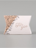 Коробка подарочная складная «Для тебя», фигурная, 11×8×2 см - Фото 2