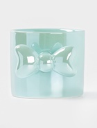 УЦЕНКА Кружка Доляна «Бантик», 380 мл, 12×9×8 см, керамика, бирюзовая - Фото 2