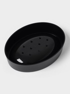 УЦЕНКА Набор для ванной "Сильва" 6 пред.(мыльница. дозатор, 2 стакана, ерш, ведро), цвет черный 4098 - Фото 4