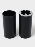 УЦЕНКА Набор для ванной "Сильва" 6 пред.(мыльница. дозатор, 2 стакана, ерш, ведро), цвет черный 4098 - Фото 5