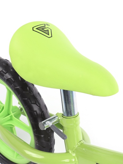 Беговел детский GRAFFITI, диаметр колёс 12", зелёный