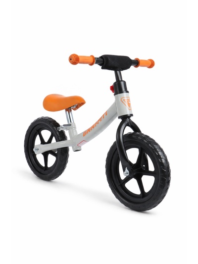 Беговел детский GRAFFITI, диаметр колёс 12", серый