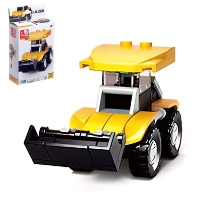 УЦЕНКА Конструктор "Строительная техника", 37 деталей