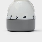 УЦЕНКА Кухонный таймер механический Доляна «Повар», 5.8×10.7 см, белый - Фото 4