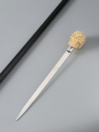 УЦЕНКА Сувенирное изделие Трость с кинжалом, клинок 30см, набалдашник Череп - Фото 5