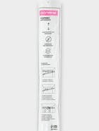 Карниз для ванной «Доляна», телескопический, 110-200 см, стальной, белый - фото 809617278