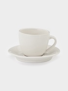 Кофейная пара «Премиум», 100 мл, фарфор, белая  (артикул 10991418)  большой выбор товаров оптом и в розницу по низким ценам с доставкой