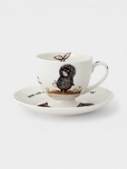 Кофейная пара КОРАЛЛ «Ёжик в тумане», 210 мл, фарфор, белая - Фото 2
