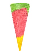 Вафельный рожок, трехцветный, 19-24 г с ровным краем, 330 шт. - Фото 2