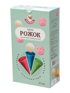 Вафельный рожок цветной ассорти, 27 шт. - Фото 4