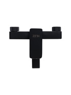 УЦЕНКА Смеситель для ванны ZEIN Z3843, однорычажный, душевой набор, лейка 5 режимов, черный - Фото 2