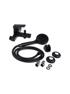 УЦЕНКА Смеситель для ванны ZEIN Z3843, однорычажный, душевой набор, лейка 5 режимов, черный - Фото 8