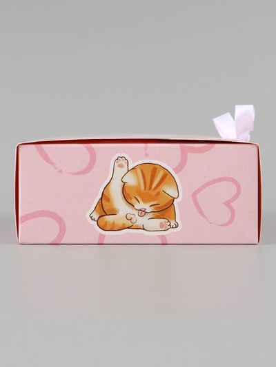 Коробка подарочная самосборная «Держи подарочек», 16.5×12×5 см, с лентой