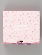 Коробка подарочная самосборная «Для тебя с любовью», 20×18×5 см, с лентой - Фото 4