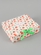 Коробка подарочная самосборная For you, 20×18×5 см, с лентой - Фото 2