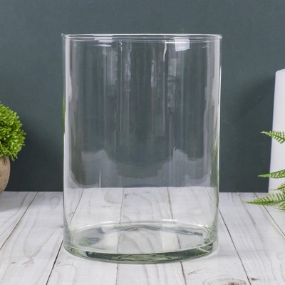 УЦЕНКА Ваза «Трубка 146» Падерборн средняя d=15 см h=20 см прозрачная