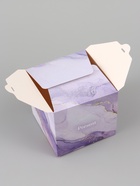 Коробка подарочная самосборная Present, 12×12×12 см, с лентой - Фото 5