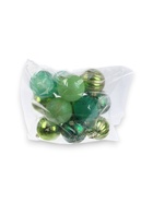 УЦЕНКА Набор шаров пластик d-6 см, 12 шт "Агнет" полосы, зелёный - Фото 2