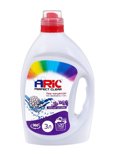 Гель-концентрат для стирки ARIC «Нежная орхидея», для повседневной стирки, 3 л