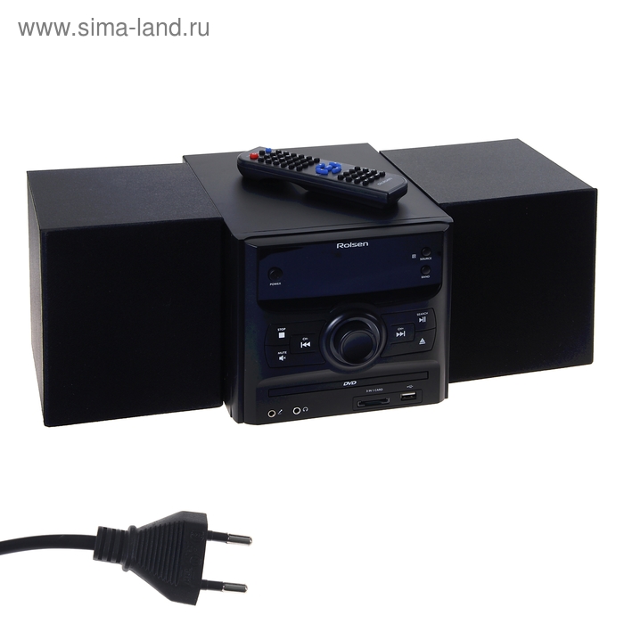 Музыкальный центр с DVD Rolsen RMD-300, мощность 2x15 Вт - Фото 1