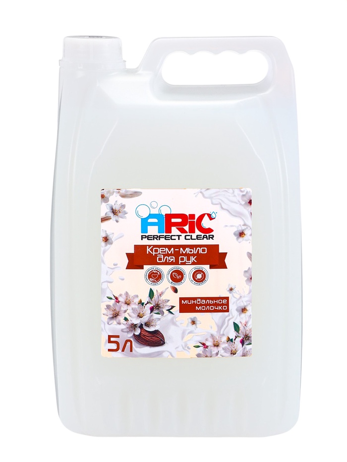 Крем-мыло для рук ARIC «Миндальное молочко», гипоаллергенное, 5 л - Фото 1