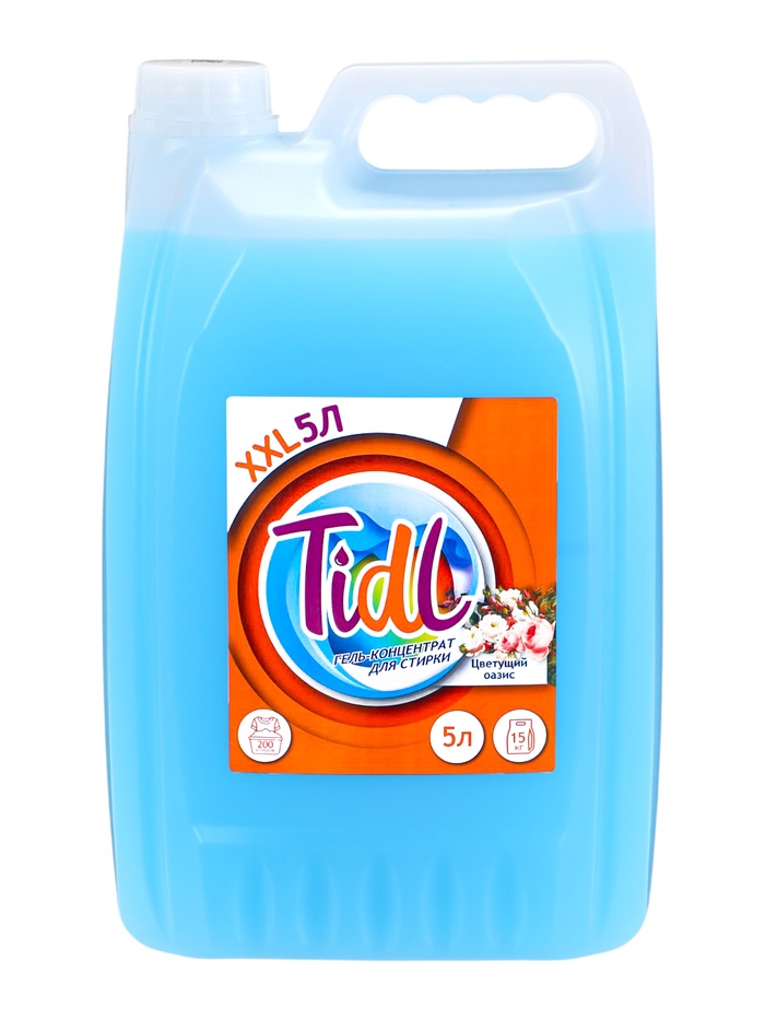 Гель-концентрат для стирки TIDL «Цветущий оазис», канистра, 5 л - Фото 1