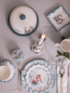 УЦЕНКА Тарелка сервировочная новогодняя Доляна «Зимний вечер», 15×15×3 см, доломит, белая - Фото 6