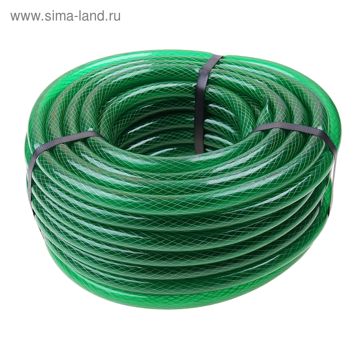 Шланг, ПВХ, d = 12 мм (1/2"), L = 25 м, 3-слойный, армированный - Фото 1