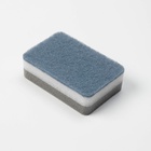 УЦЕНКА Дозатор для моющего средства с подставкой для губки, губка в комплекте, цвет черный 1101585 - Фото 5