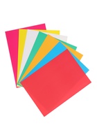 Картон цветной А4 7 листов, 7 цветов «Яркие волны», мелованный, двухсторонний, в папке - Фото 3
