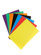 Картон цветной А4 7 листов, 7 цветов «Яркие домики», мелованный, двухсторонний, в папке - Фото 3