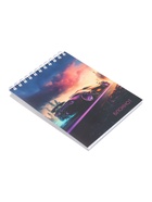 Блокнот на гребне А6 в клетку, 80 листов «Спортивное авто», 60 г/м² - Фото 2