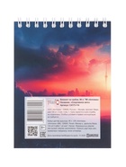 Блокнот на гребне А6 в клетку, 80 листов «Спортивное авто», 60 г/м² - Фото 5