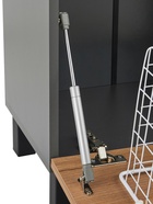 Шкаф – пенал для ванной комнаты «Пронто», с корзиной для белья, 500×330×1850 мм, цвет графит/дуб золотой 10976697