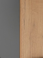 Шкаф – пенал для ванной комнаты «Пронто», 500×330×1850 мм, цвет графит/дуб золотой 10976711