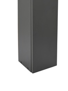 Шкаф – пенал узкий для ванной комнаты «Пронто», 2000×200×200 мм, цвет графит 10976716