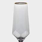 УЦЕНКА Набор бокалов для шампанского Magistro «Дарио», 180 мл, 7×27.5 см, 6 шт., стекло, графитовые - Фото 4