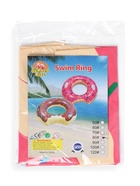 Круг для плавания «Пончик», надувной, d=75 см, от 3 лет, розовый - фото 809617874