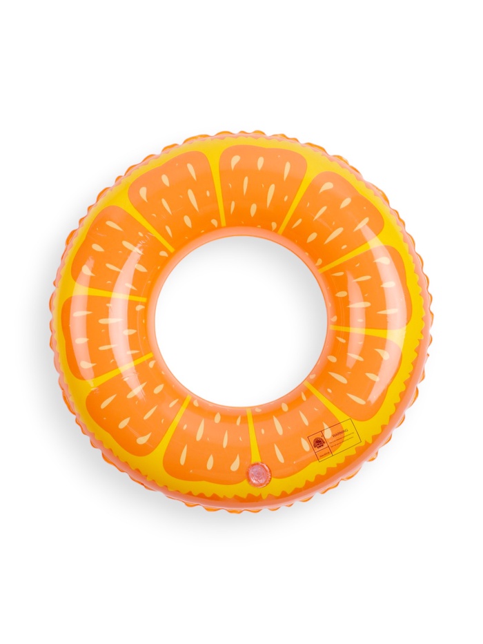 Круг для плавания «Апельсин», надувной, d=55 см, от 3 лет, оранжевый
