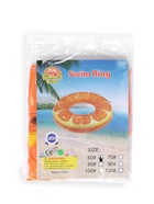 Круг для плавания «Апельсин», надувной, d=55 см, от 3 лет, оранжевый - фото 809617878