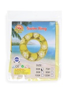 Круг для плавания «Лимон», надувной, d=55 см, от 3 лет, жёлтый - фото 809617886