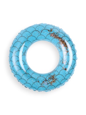 Круг для плавания с блестками, надувной, d=85 см, от 3 лет, голубой 10976059