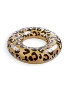 Круг для плавания леопардовый, надувной, d=115 см, от 3 лет, золотистый - фото 809617926