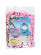 Круг для плавания с блестками, надувной, d=85 см, от 3 лет, розовый - фото 809617945