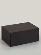 Коробка самосборная «Почтовая», черная, для подарков, хранения и отправки посылок, 40×27×18 см  (артикул 10989316)  большой выбор товаров оптом и в розницу по низким ценам с доставкой