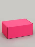 Коробка самосборная «Почтовая», розовая, для подарков, хранения и отправки посылок, 40×27×18 см  (артикул 10989317)  большой выбор товаров оптом и в розницу по низким ценам с доставкой