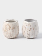 УЦЕНКА Набор для ванной Pearl, 4 предмета, мыльница, дозатор для мыла 360 мл, 2 стакана, белый - Фото 2