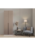 Шкаф прямой двухстворчатый «Хит 0.8», 800×506×2216 мм, цвет белый/мокко  (артикул 11013542)  большой выбор товаров оптом и в розницу по низким ценам с доставкой