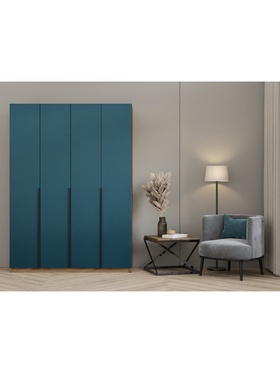 дуб вотан/аквамарин